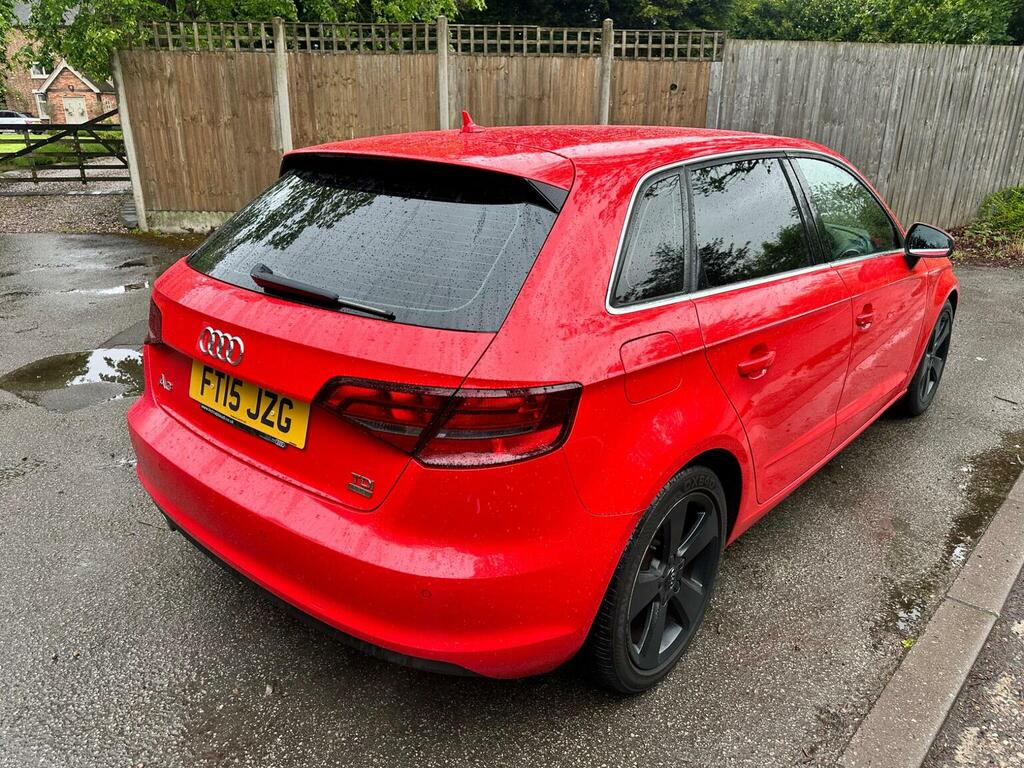 Audi A3 1.6 Tdi Sport Sportback Euro 6 Ss FT15JZG Red #6