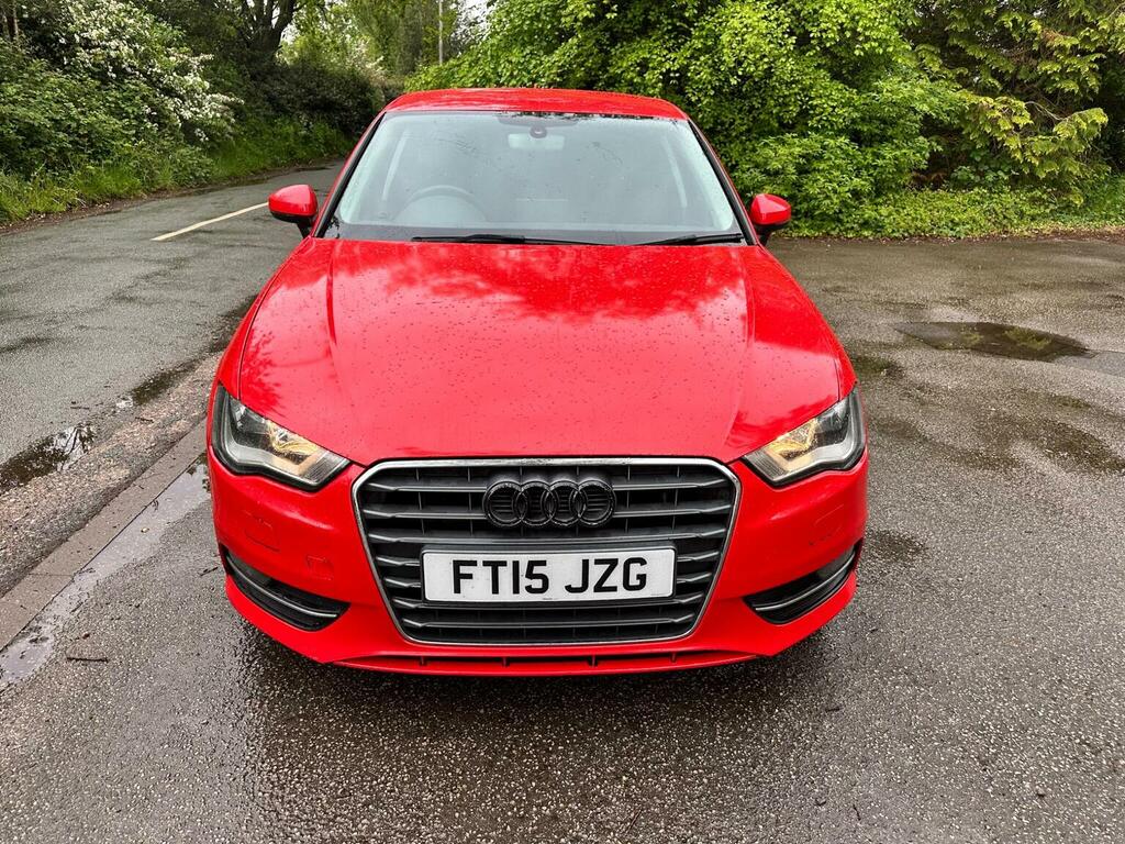 Audi A3 1.6 Tdi Sport Sportback Euro 6 Ss FT15JZG Red #2