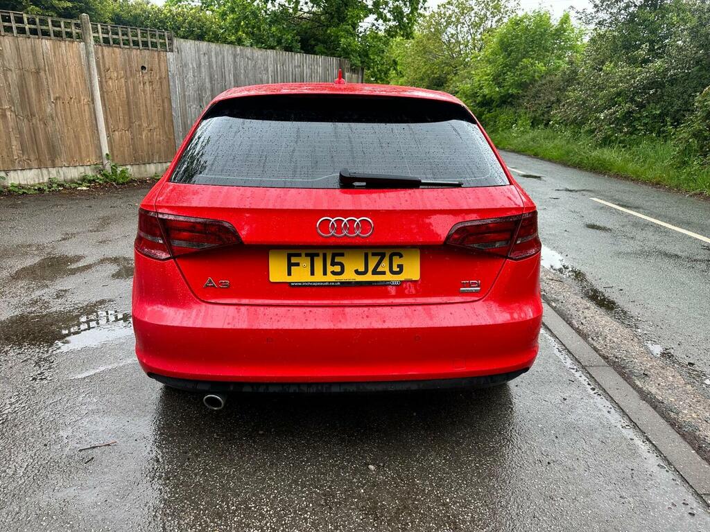 Audi A3 1.6 Tdi Sport Sportback Euro 6 Ss FT15JZG Red #5