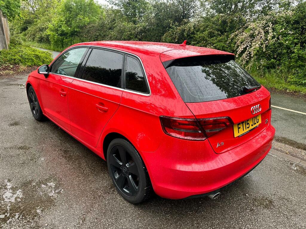 Audi A3 1.6 Tdi Sport Sportback Euro 6 Ss FT15JZG Red #4