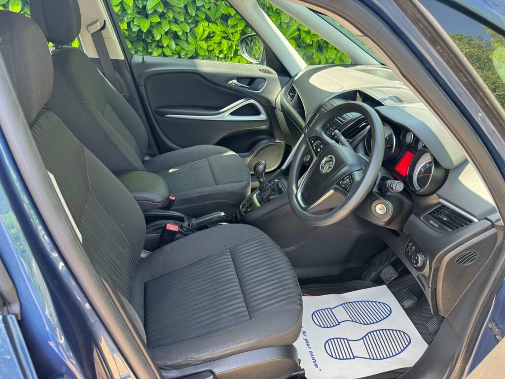 Vauxhall Zafira Tourer 1.4I Turbo Exclusiv Euro 6 YA65ZFD Blue #2