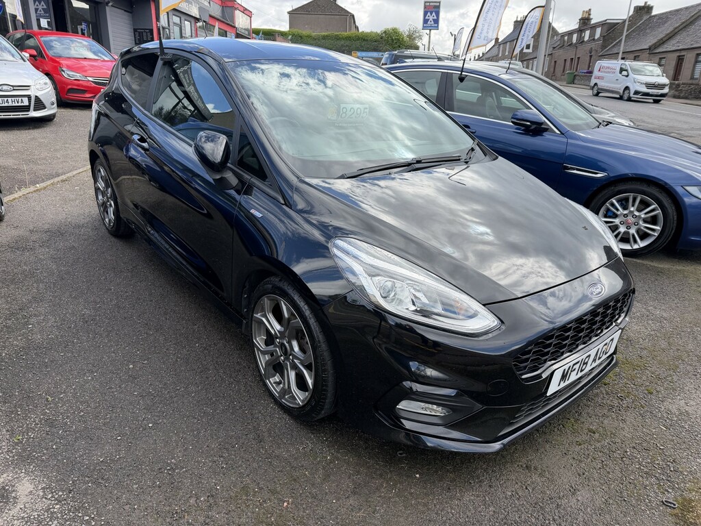 Ford Fiesta Hatchback 1.0 T Ecoboost St-line 2018 MF18AGO Black #2