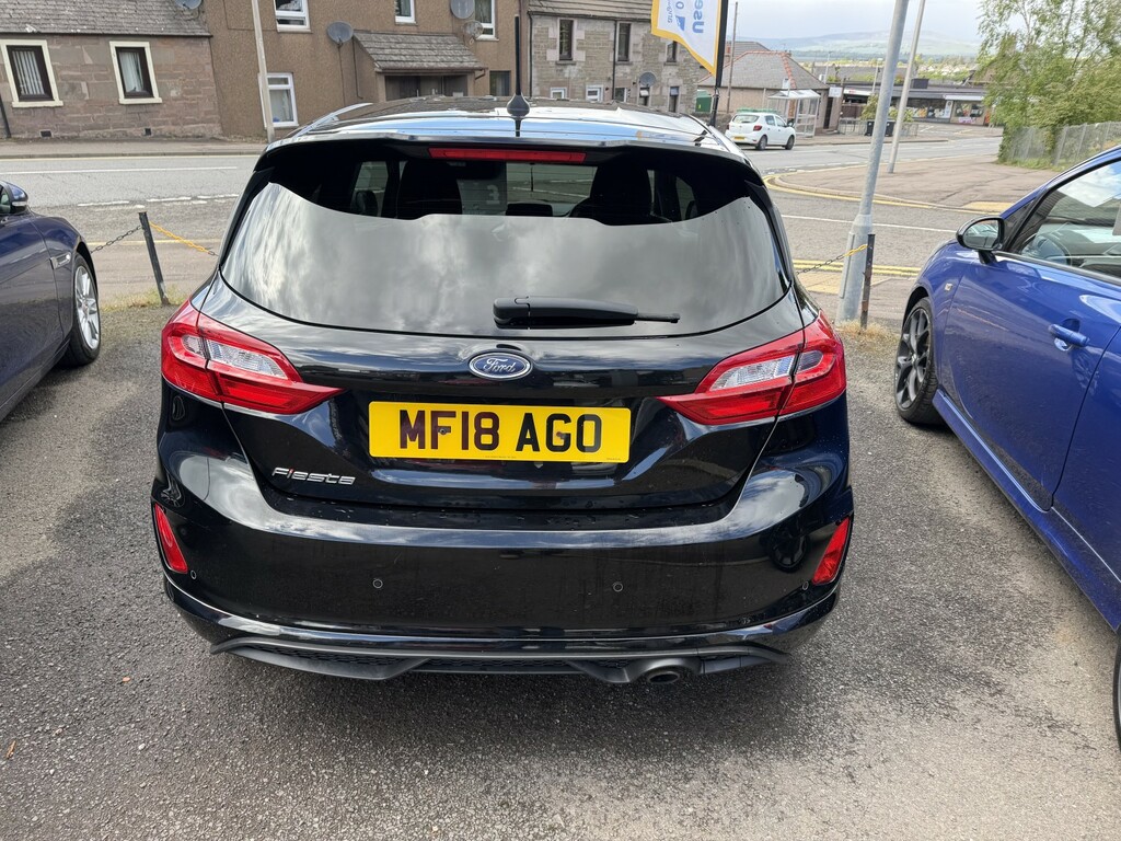 Ford Fiesta Hatchback 1.0 T Ecoboost St-line 2018 MF18AGO Black #6