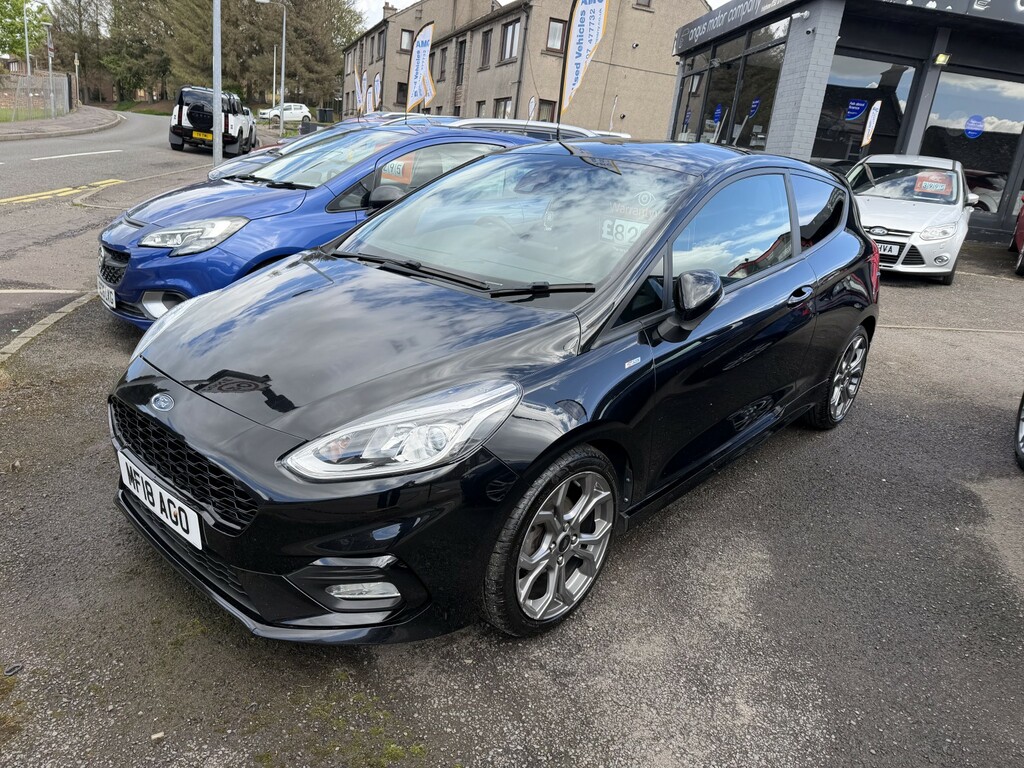 Ford Fiesta Hatchback 1.0 T Ecoboost St-line 2018 MF18AGO Black #3