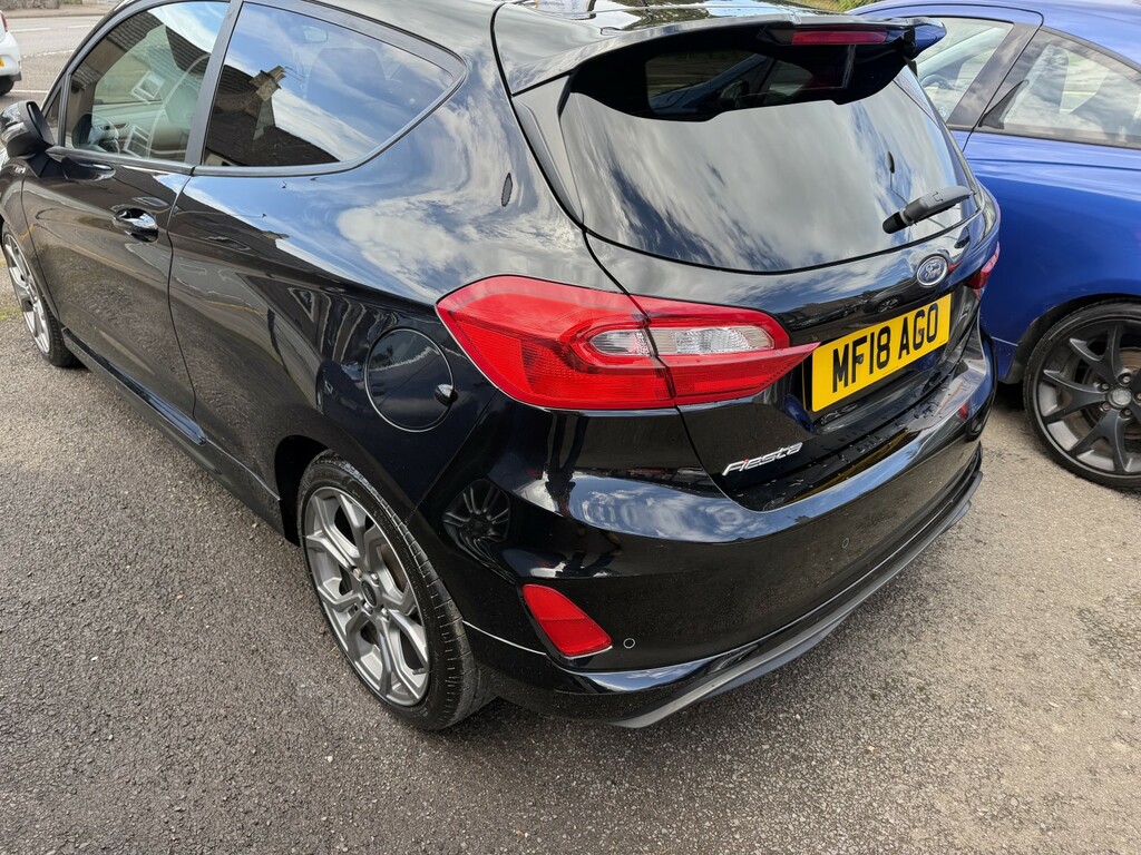 Ford Fiesta Hatchback 1.0 T Ecoboost St-line 2018 MF18AGO Black #5