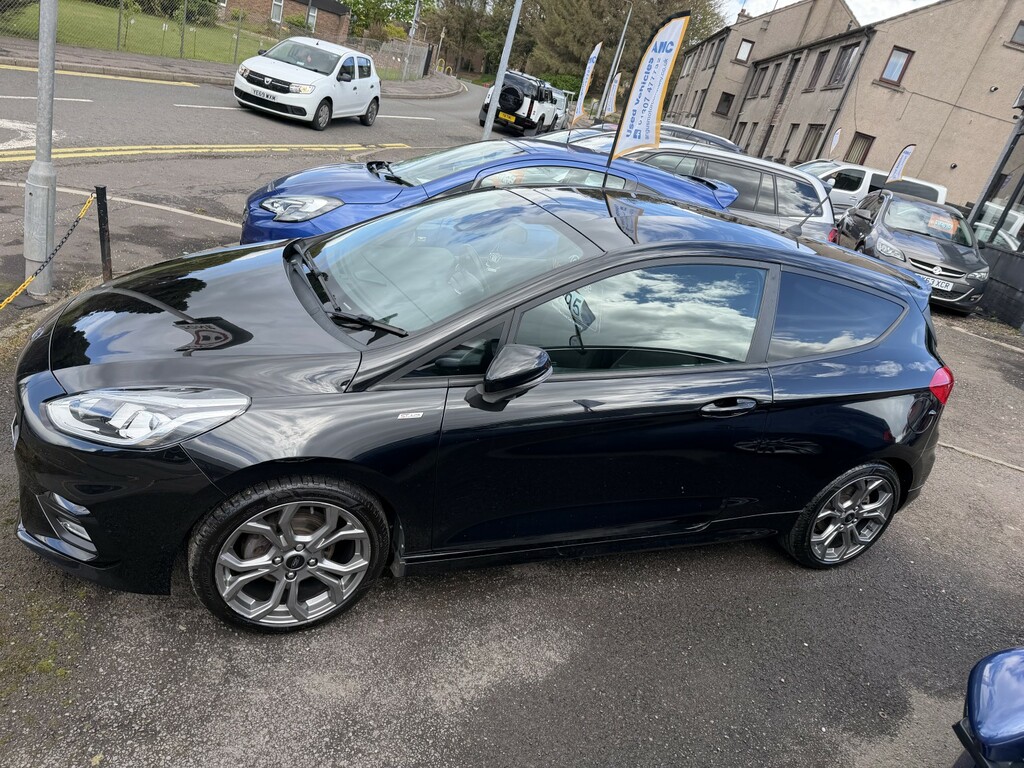Ford Fiesta Hatchback 1.0 T Ecoboost St-line 2018 MF18AGO Black #4