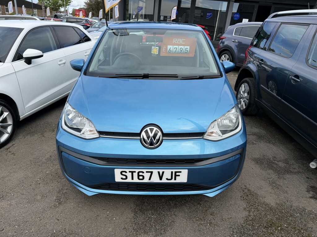 Volkswagen Up Hatchback 1.0 Move Up 2017 ST67VJF Blue #4