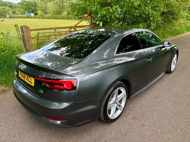 Audi A5 2.0 Tdi 40 S Line Coupe S Tronic Quattr RE68XCL Grey #4
