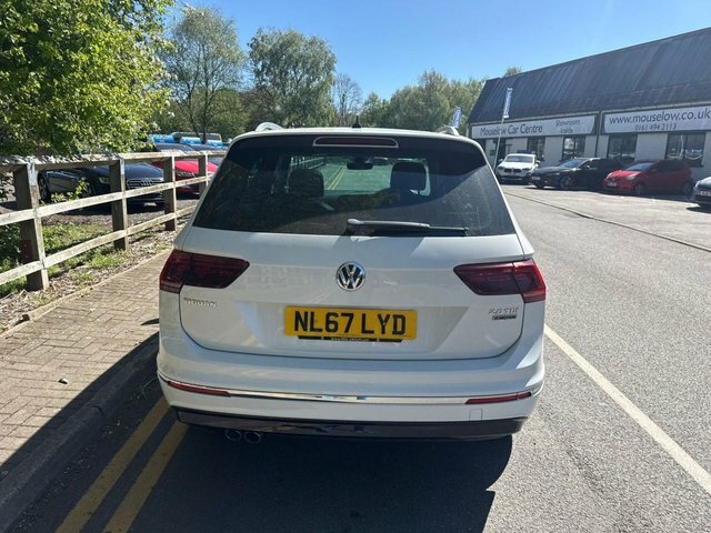 Volkswagen Tiguan 2.0 Tdi R-line Suv 4Motion Euro NL67LYD White #5