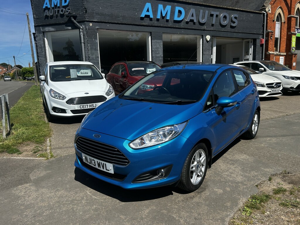 Ford Fiesta Hatchback 1.0 T Ecoboost Zetec 2013 Blue