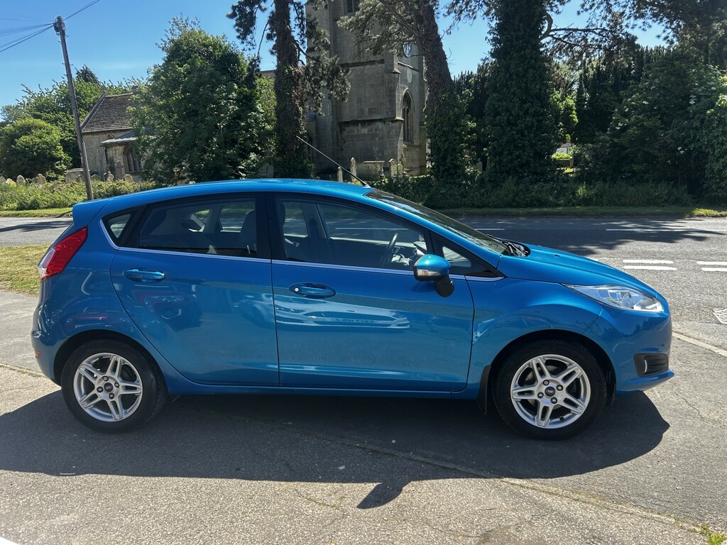 Ford Fiesta Hatchback 1.0 T Ecoboost Zetec 2013 NJ13WVL Blue #6