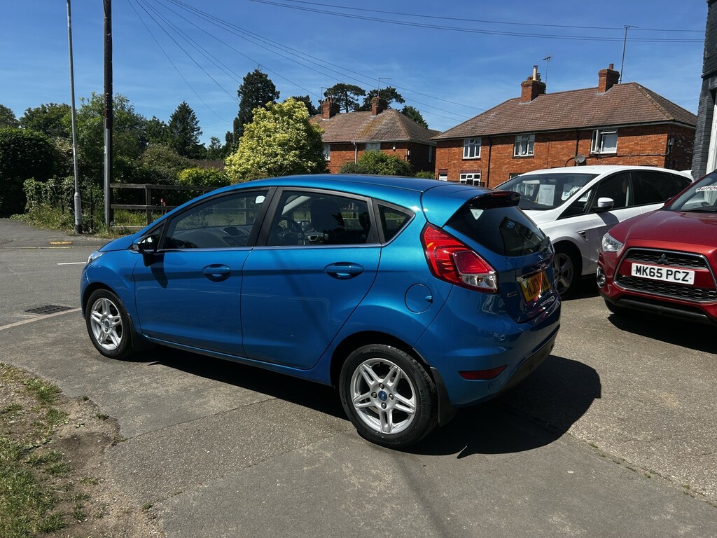 Ford Fiesta Hatchback 1.0 T Ecoboost Zetec 2013 NJ13WVL Blue #3