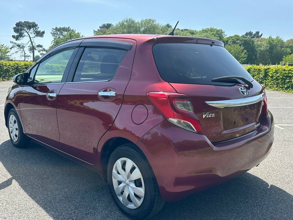Toyota Vitz Hatchback Red #4