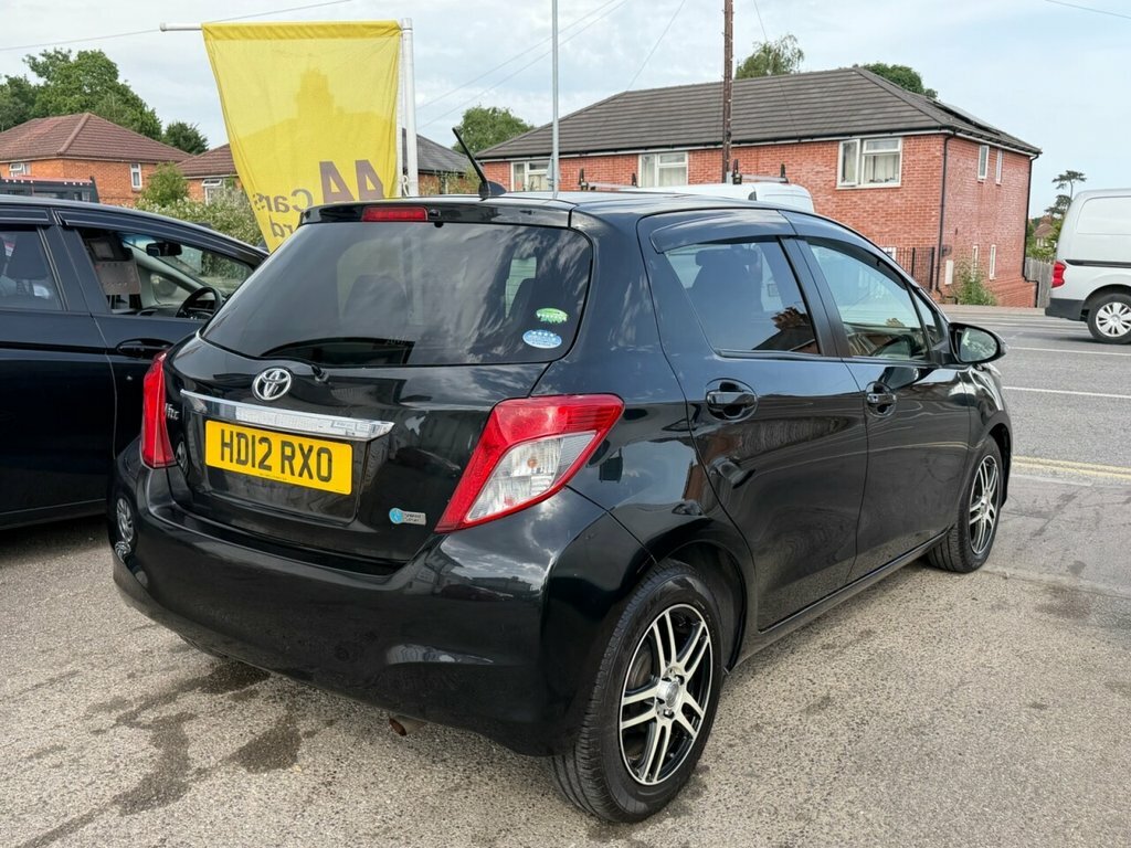 Toyota Vitz Hatchback Black #4