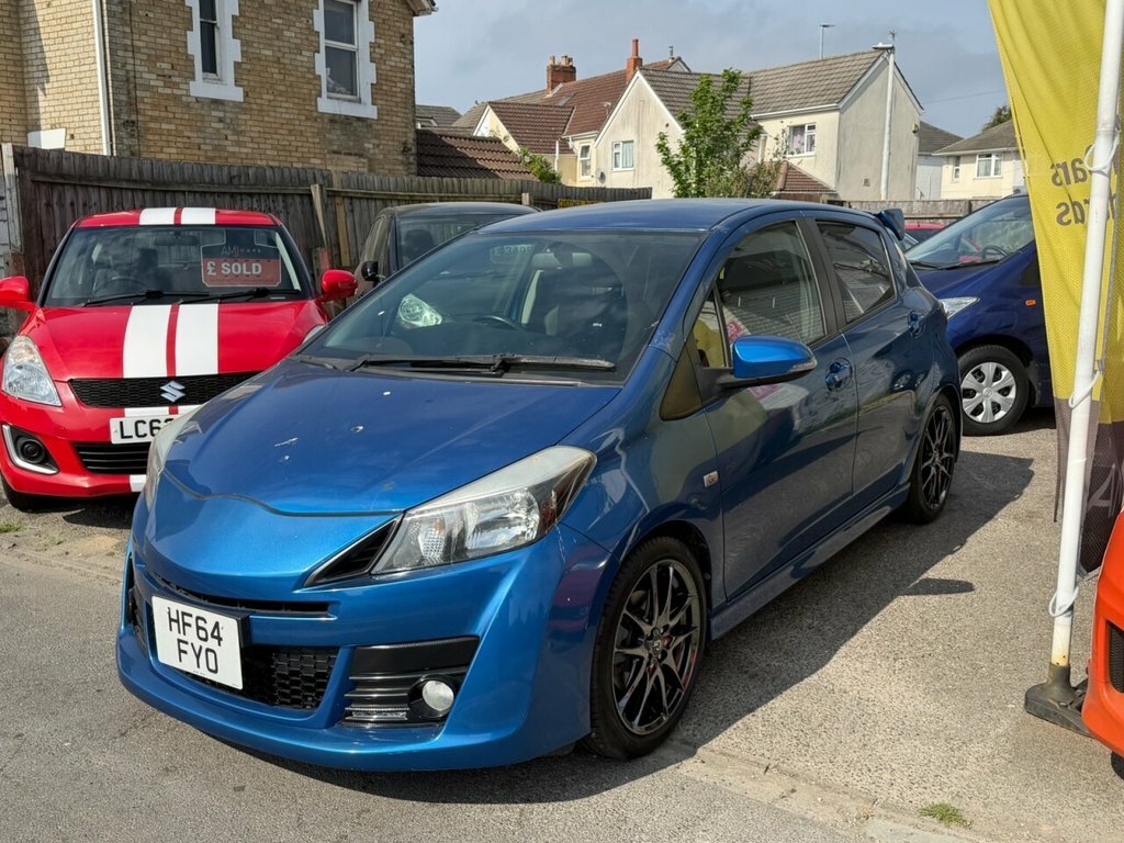 Toyota Vitz Hatchback Blue #3