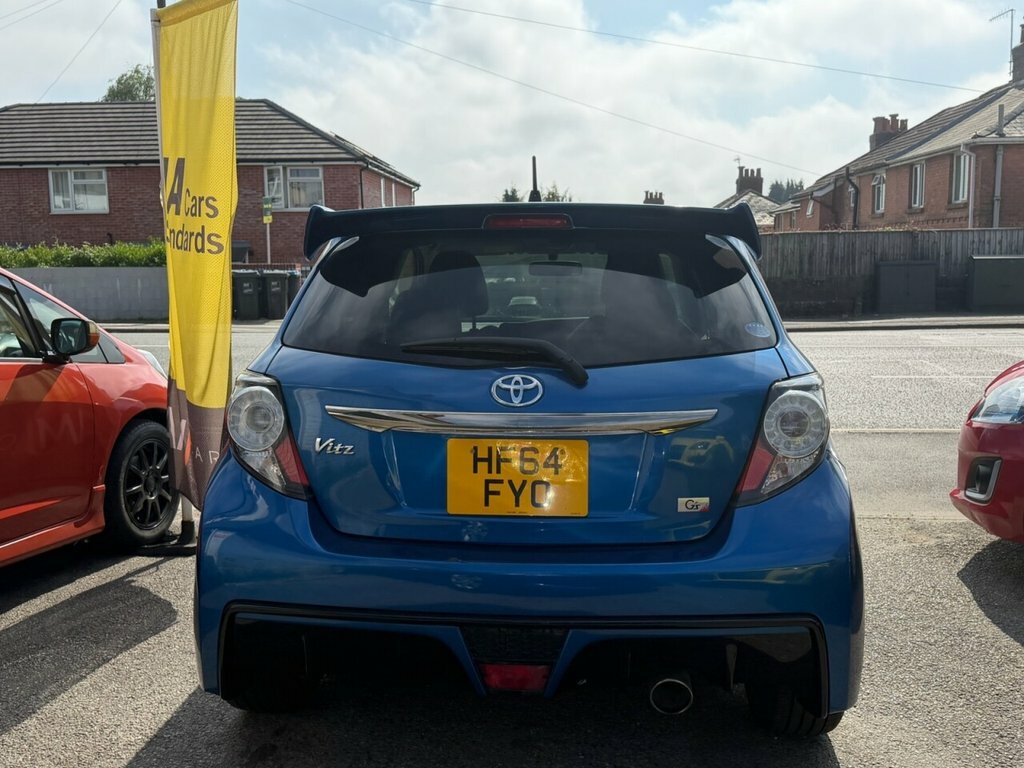 Toyota Vitz Hatchback Blue #5