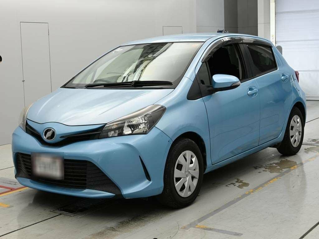 Toyota Vitz Hatchback Blue #2