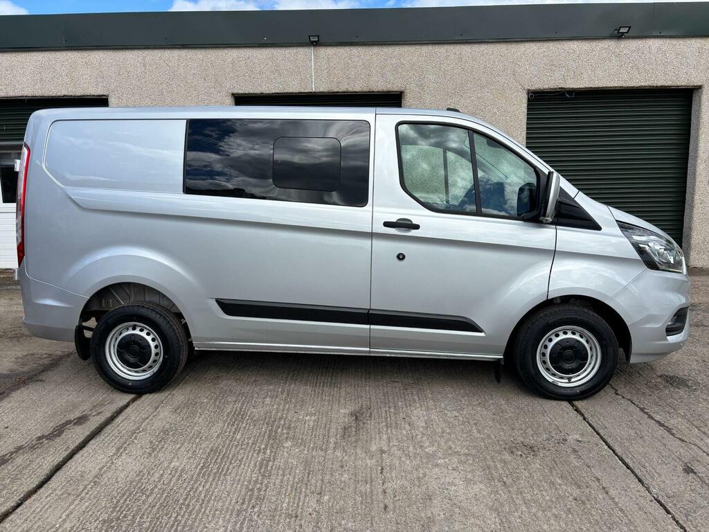 Ford Transit Custom Combi Van 2.0 300 Ecoblue Trend Crew Van L1 H1 Eur NG72CXM Silver #4