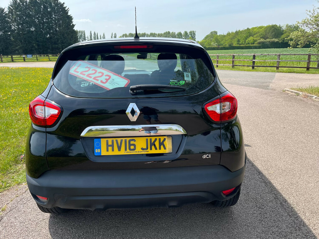 Renault Captur 1.5 Dci 110 Dynamique Nav Hatchback Man HV16JKK Black #6