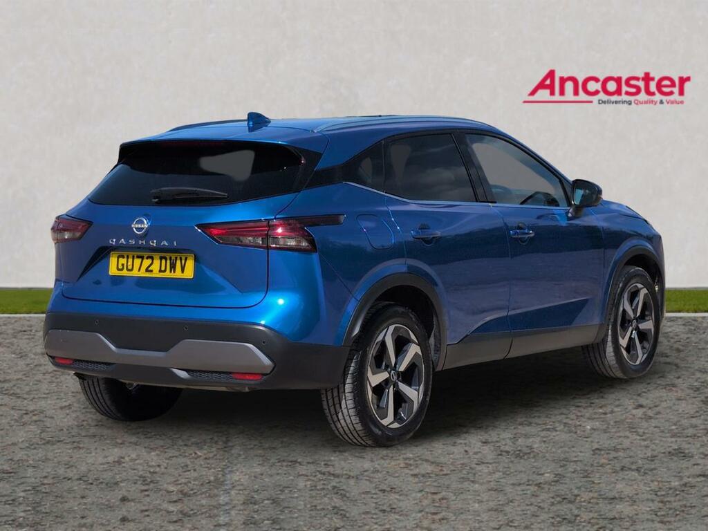 Nissan Qashqai 1.3 Dig-t Mh 158 N-connecta Glass Rf Xtronic GU72DWV Blue #3