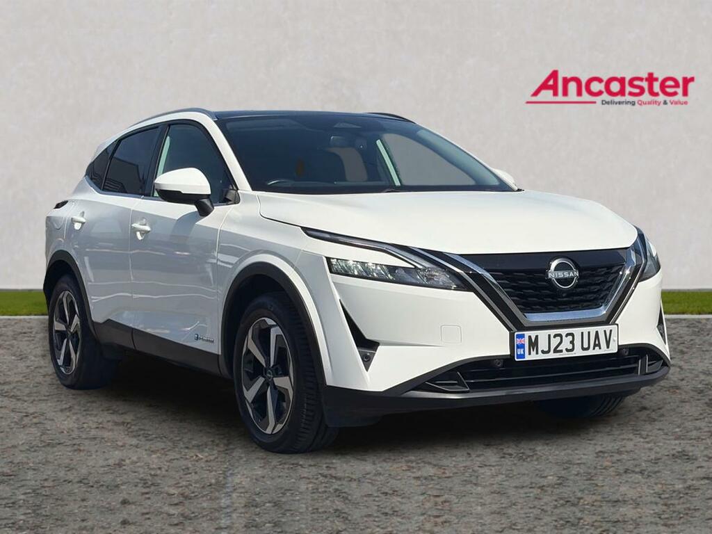 Nissan Qashqai 1.5 E-power N-connecta Glass Roof White