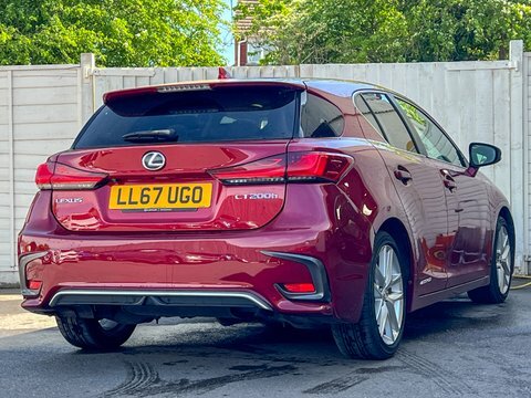 Lexus CT 1.8 200H Premier LL67UGO Red #5