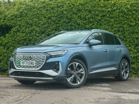Audi Q4 E Tron 40 S Line Blue