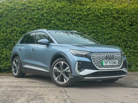 Audi Q4 E Tron 40 S Line YF71ENU Blue #2