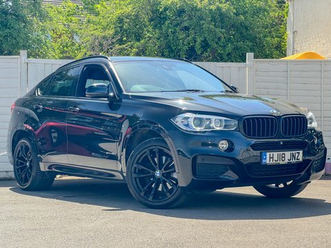 BMW X6 40D M Sport HJ18JNZ Black #4