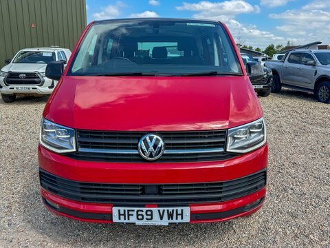 Volkswagen Transporter Crew Cab HF69VWH Red #4