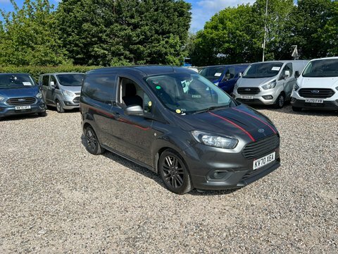 Ford Transit Courier Swb L1h1 Low KV70XEA Grey #4