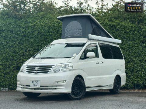 Toyota Alphard Camper Conversion Hob Bed Sink Table Outstand Silver #30