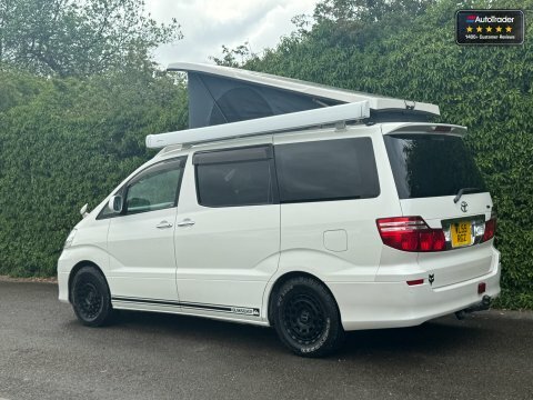 Toyota Alphard Camper Conversion Hob Bed Sink Table Outstand Silver #35