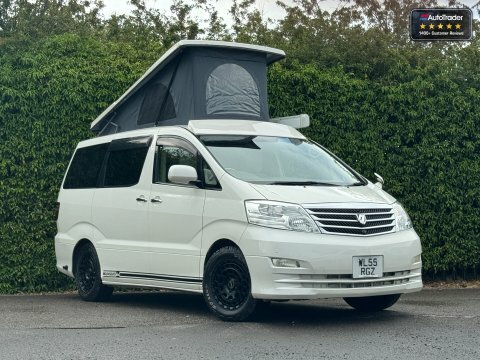 Toyota Alphard Camper Conversion Hob Bed Sink Table Outstand Silver #2