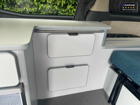Toyota Alphard Camper Conversion Hob Bed Sink Table Outstand Silver #10