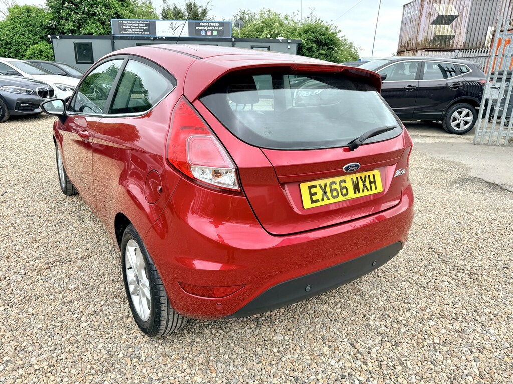 Ford Fiesta Hatchback 1.25 Zetec Hatchback E EX66WXH Red #5