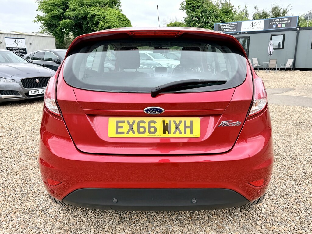 Ford Fiesta Hatchback 1.25 Zetec Hatchback E EX66WXH Red #4