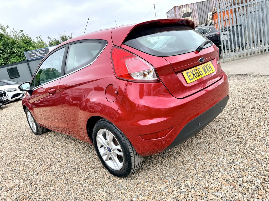 Ford Fiesta Hatchback 1.25 Zetec Hatchback E EX66WXH Red #6
