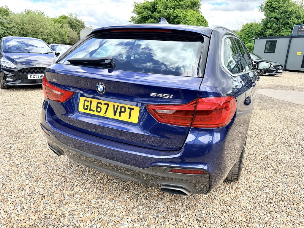 BMW 5 Series Estate 3.0 540I M Sport Touring Xdrive Euro 6 GL67VPT Blue #3