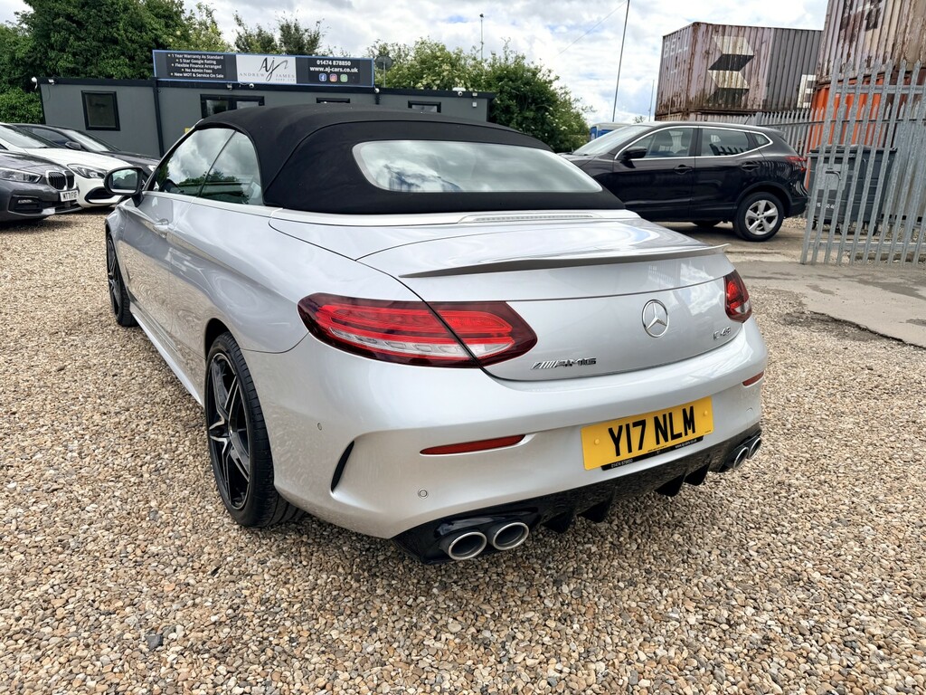 Mercedes-Benz C Class Convertible 3.0 C43 V6 Amg Premium Cabriolet Y17NLM Silver #5