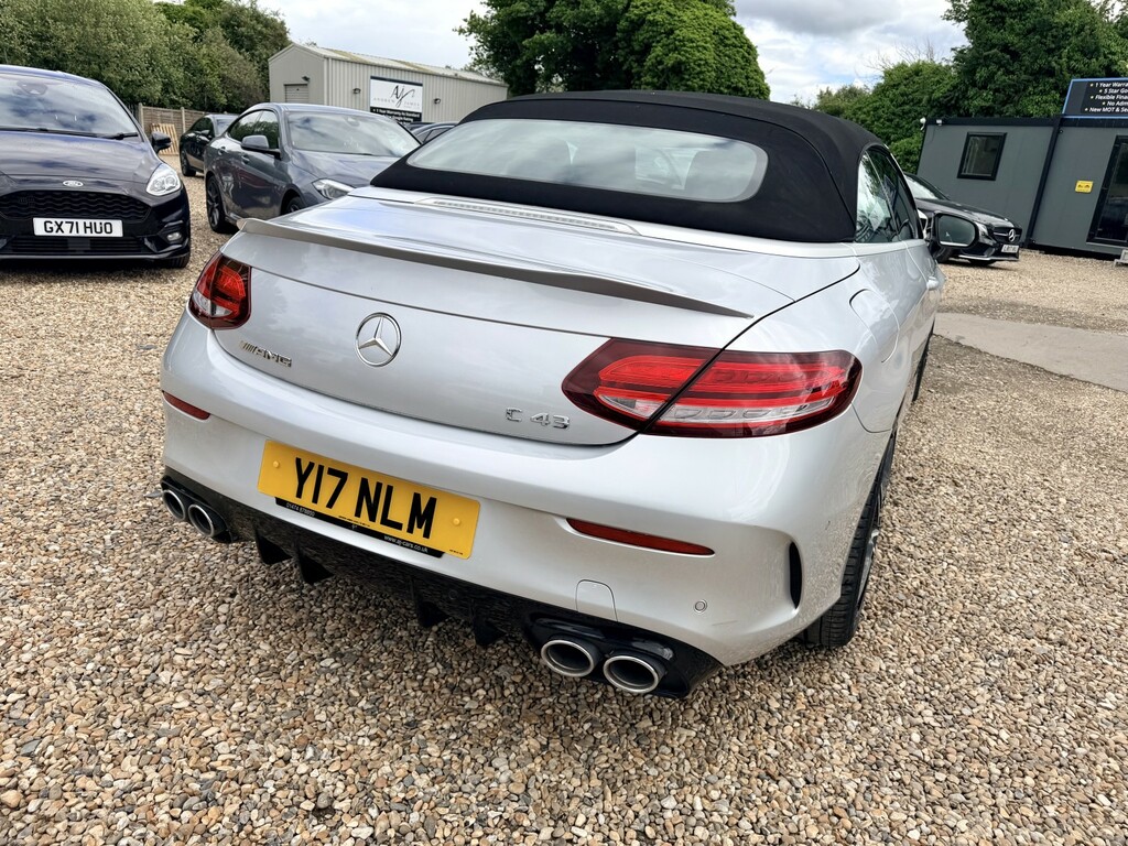 Mercedes-Benz C Class Convertible 3.0 C43 V6 Amg Premium Cabriolet Y17NLM Silver #3