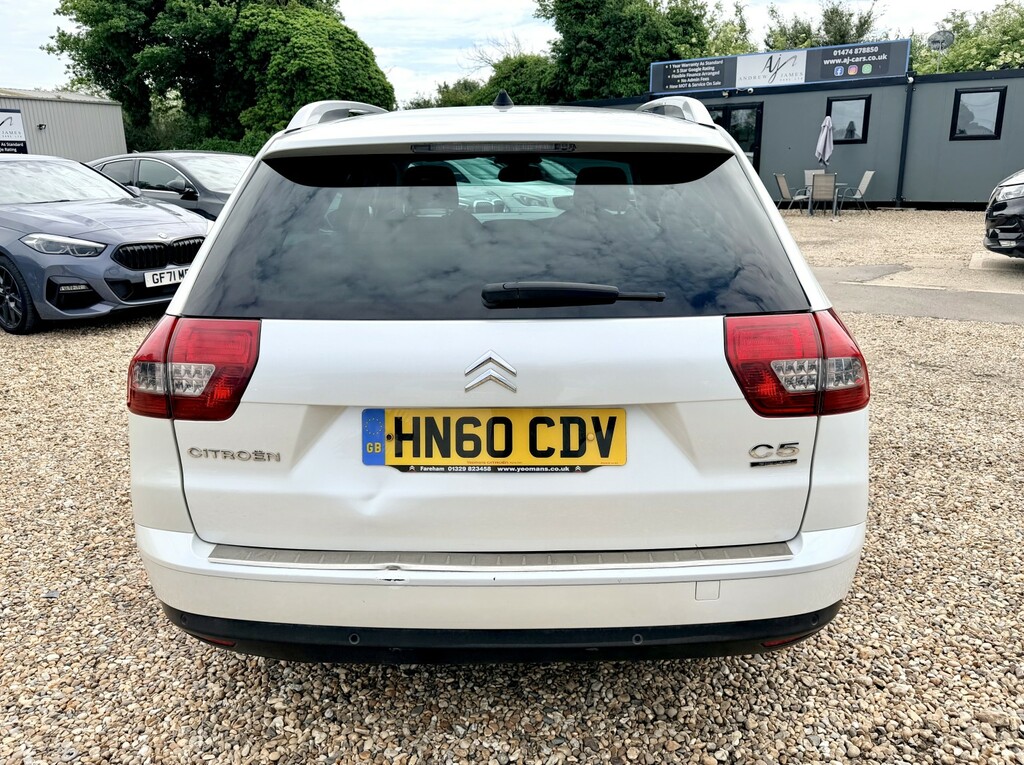 Citroen C5 Estate 2.0 Hdi 16V Exclusive 2010 White #5