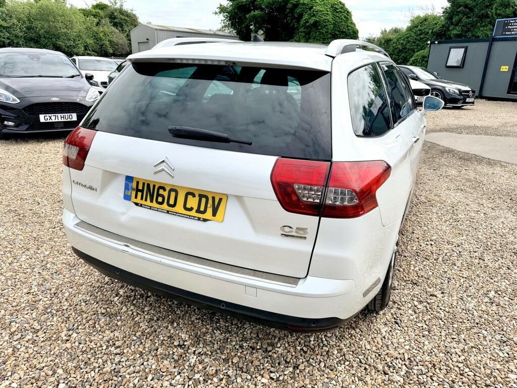 Citroen C5 Estate 2.0 Hdi 16V Exclusive 2010 White #4