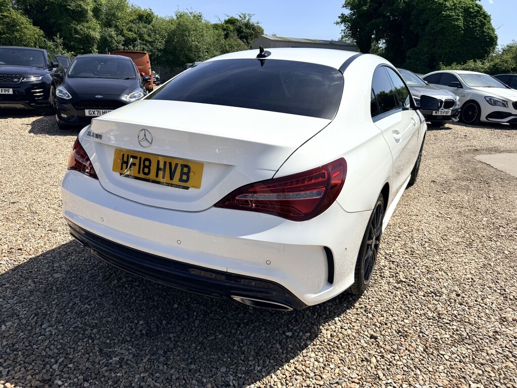 Mercedes-Benz CLA Class Saloon 1.6 Cla180 Amg Line Coupe Euro 6 2018 HF18HVB White #3