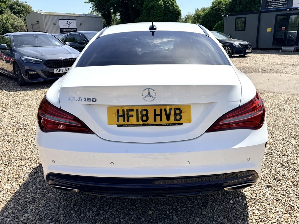 Mercedes-Benz CLA Class Saloon 1.6 Cla180 Amg Line Coupe Euro 6 2018 HF18HVB White #4