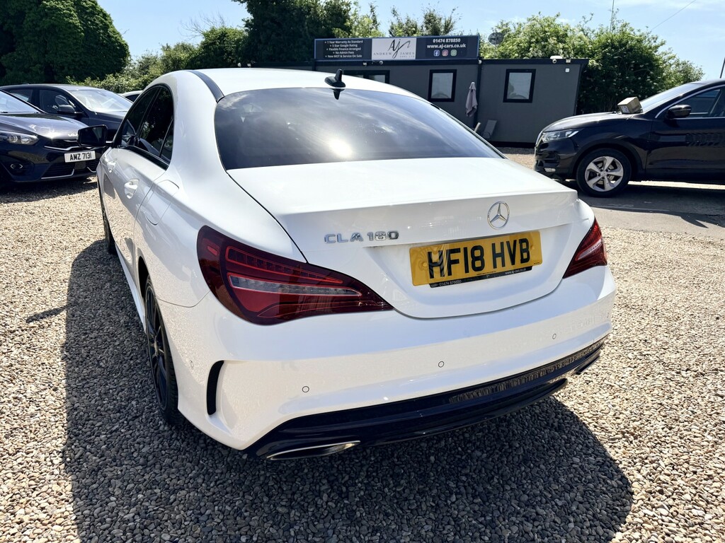 Mercedes-Benz CLA Class Saloon 1.6 Cla180 Amg Line Coupe Euro 6 2018 HF18HVB White #5