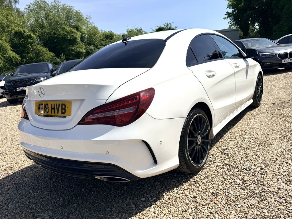 Mercedes-Benz CLA Class Saloon 1.6 Cla180 Amg Line Coupe Euro 6 2018 HF18HVB White #2