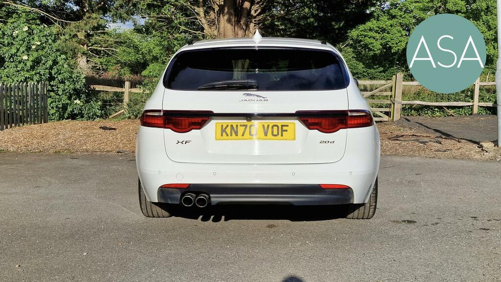 Jaguar XF Estate 2.0D R-sport Sportbrake Eur White #4
