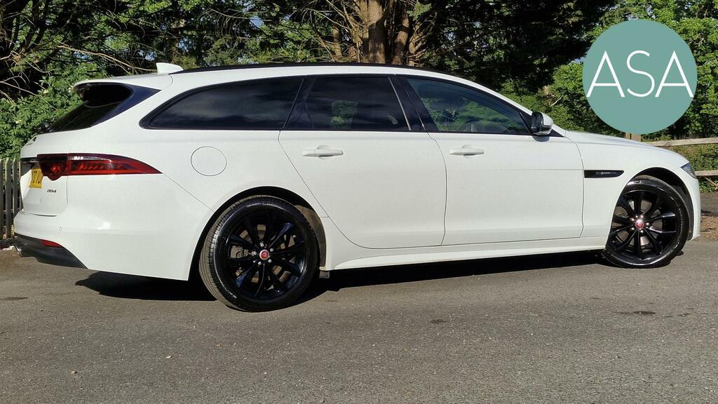 Jaguar XF Estate 2.0D R-sport Sportbrake Eur White #6