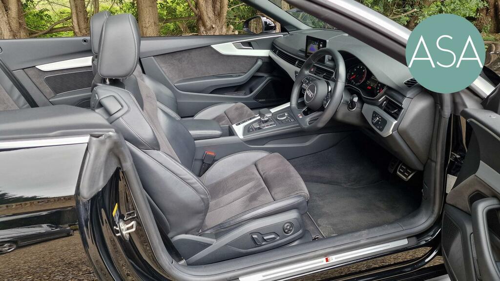 Audi A5 Convertible 2.0 Tfsi 40 S Line Convertible Pet Black #5